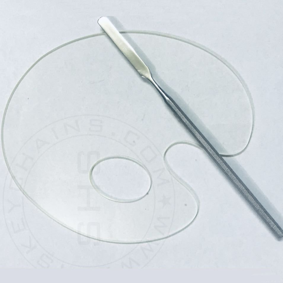 Acrylic-palette with spatula - Pikku Gifts