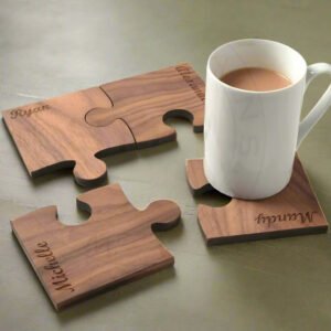 Customized-Family-Puzzle-Coaster - Pikku Gifts