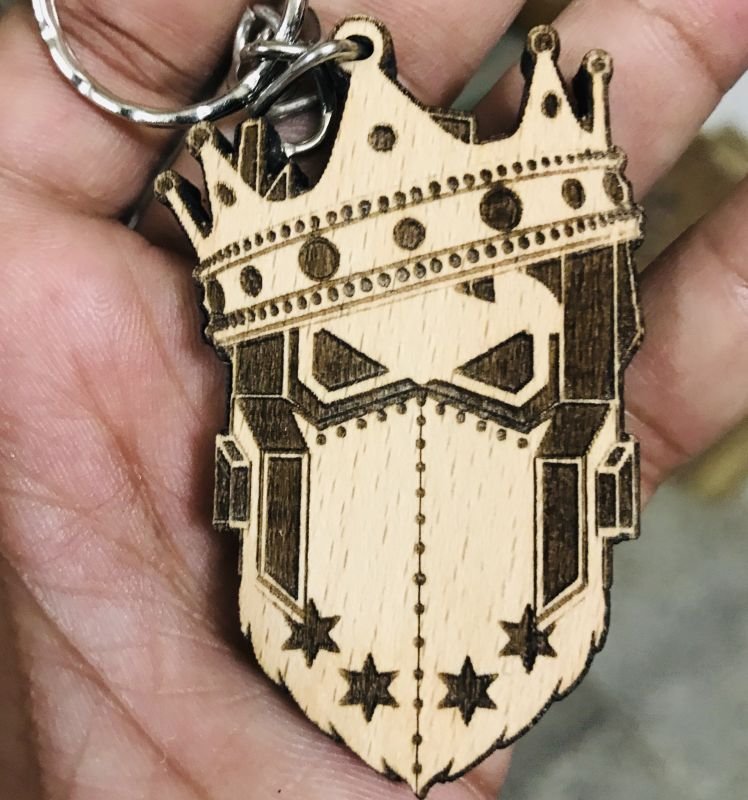 Customized Logo Shaped Cutout Keychain2 - Pikku Gifts