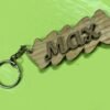 Double Layered Laser Cut Customized Wooden Keyring - Pikku Gifts