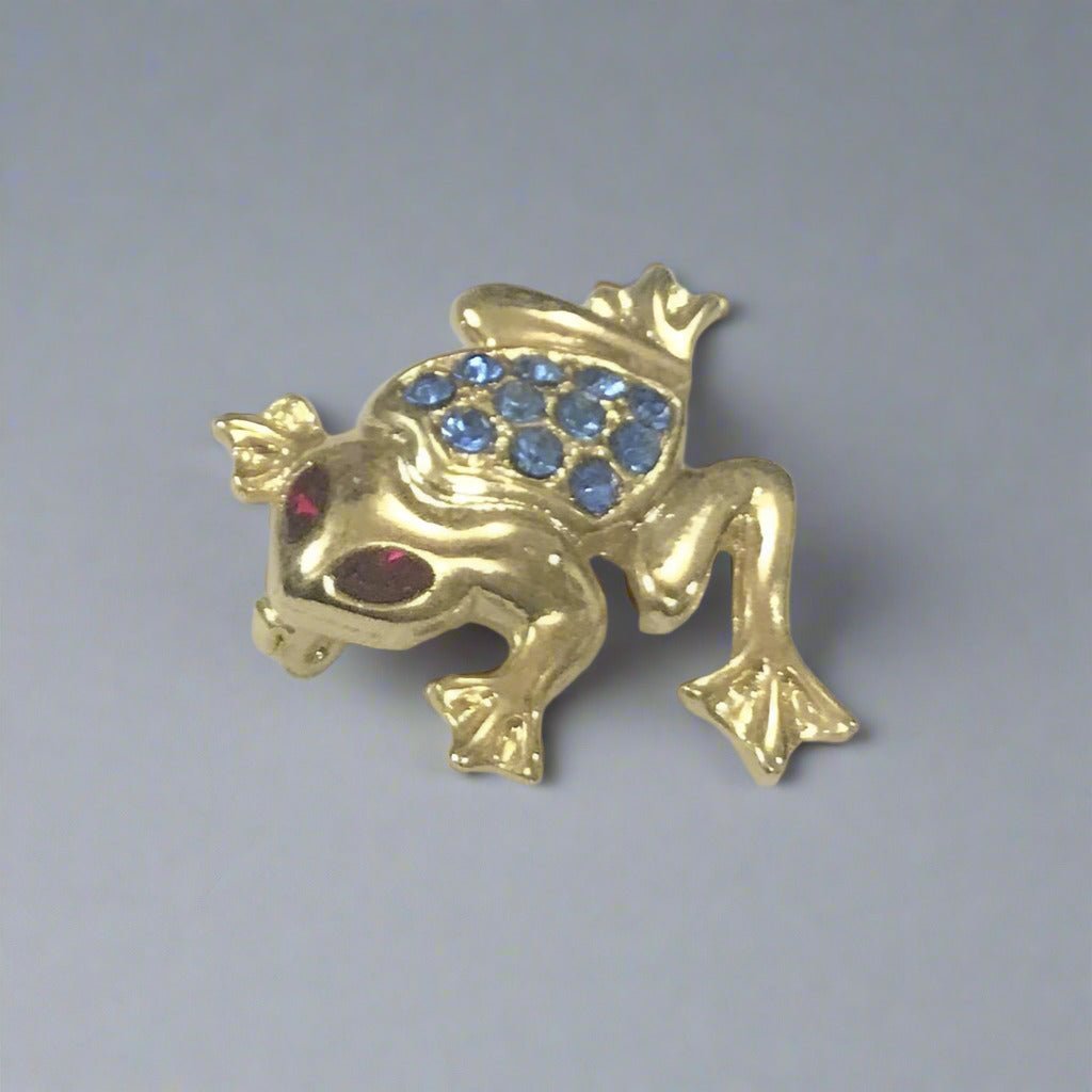 Frog-Brooch-Blue-Beads_e2153699-359d-451f-821e-ec5e59d37bd2 - Pikku Gifts