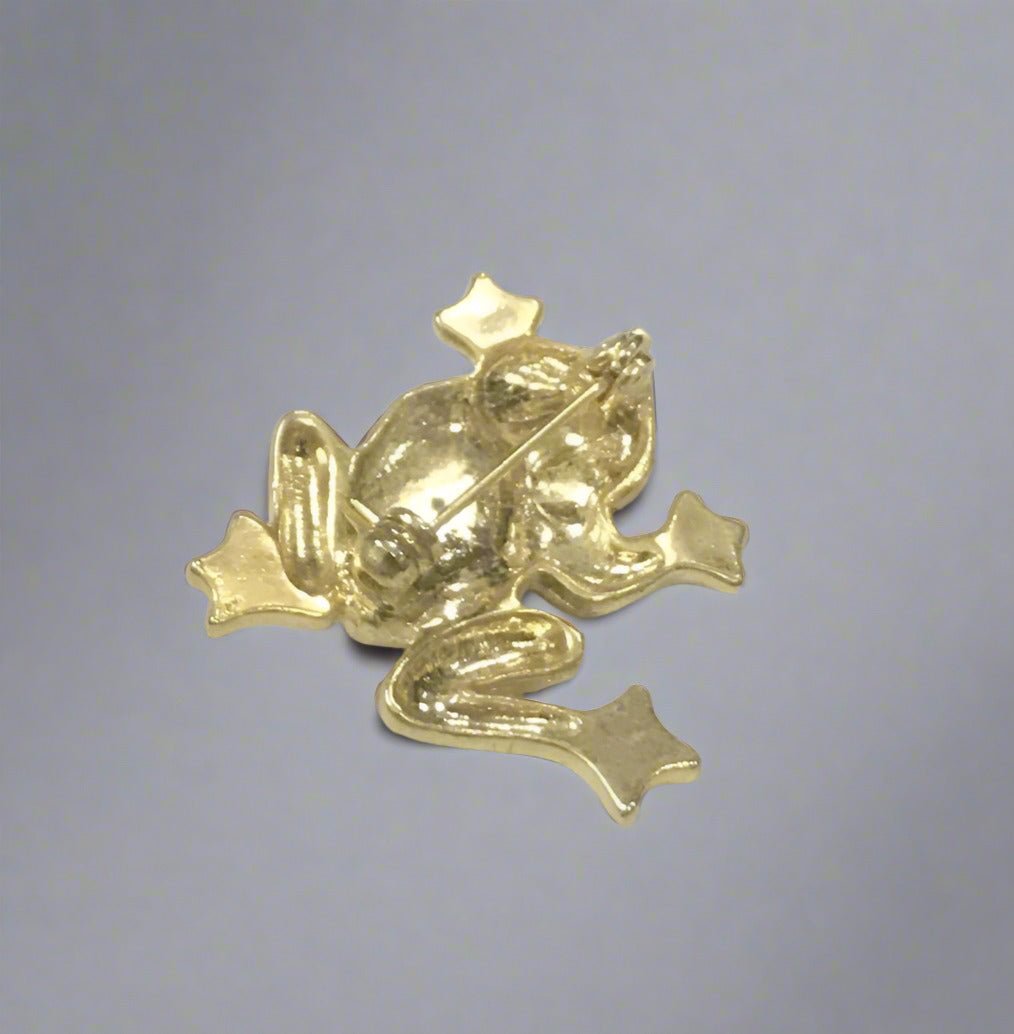 Frog-Brooch-backside - Pikku Gifts