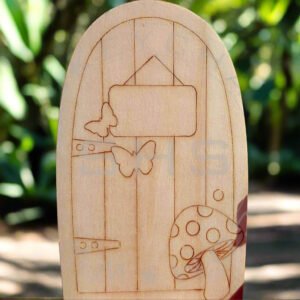 Laser-Cut-Miniature-Fairy-Doll-House-Door - Pikku Gifts