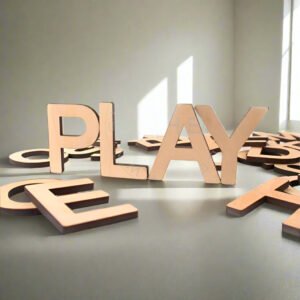 Laser-cut-English-capital-Alphbets-set - Pikku Gifts