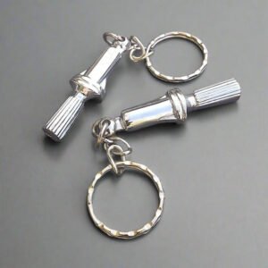 Silver Plated Medical Part Keychain