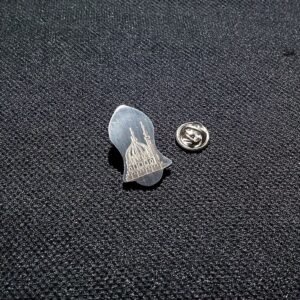 Nalain shaoed laser marked lapel pin islamic theme - Pikku Gifts