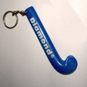Plastic Hockey Stick keyring - Pikku Gifts