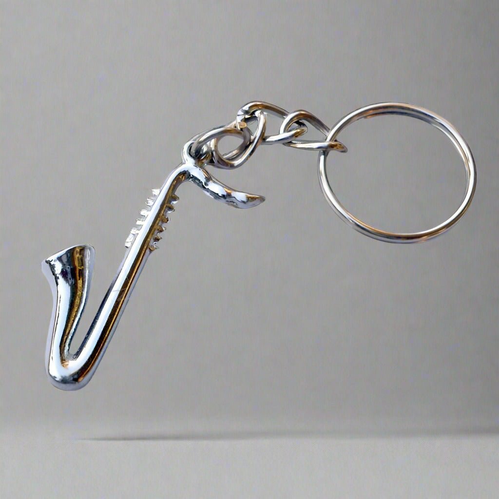 Saxophone-Shaped-Miniature-Keyring - Pikku Gifts