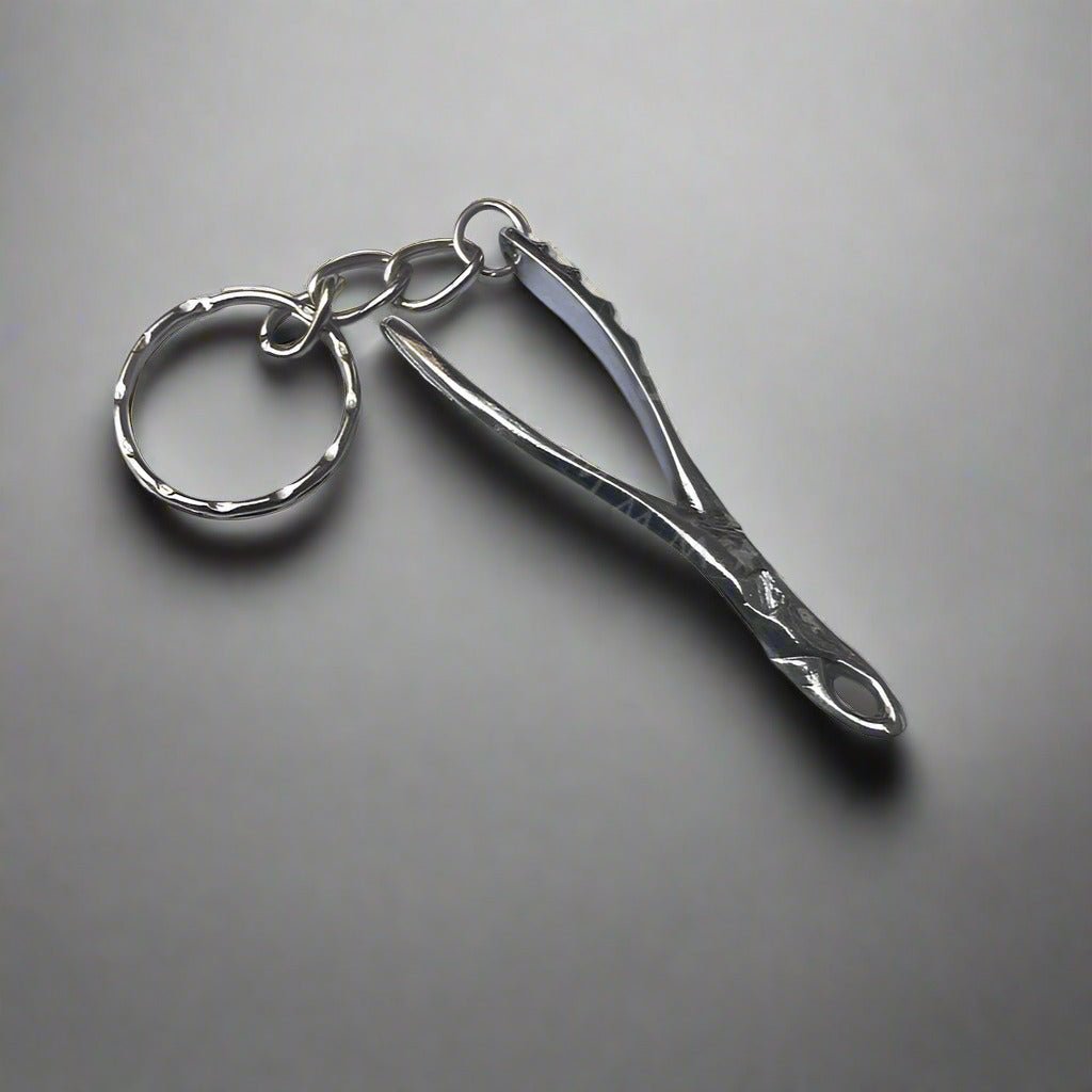 dental-forceps-keychain-fixed-silver-finish3 - Pikku Gifts