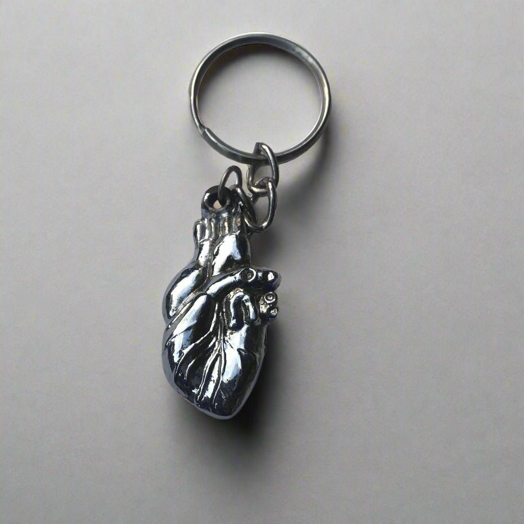 heart_keychain_silver - Pikku Gifts