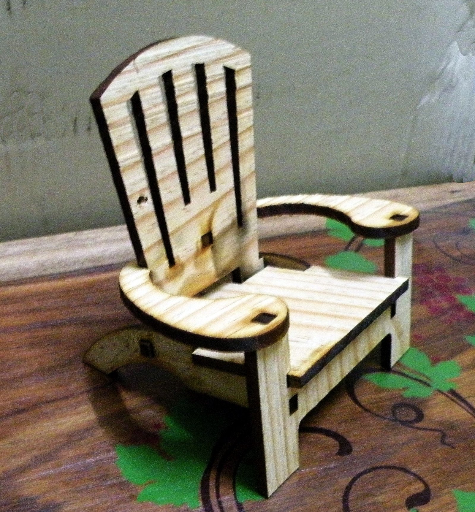 miniature wooden easy chair - Pikku Gifts