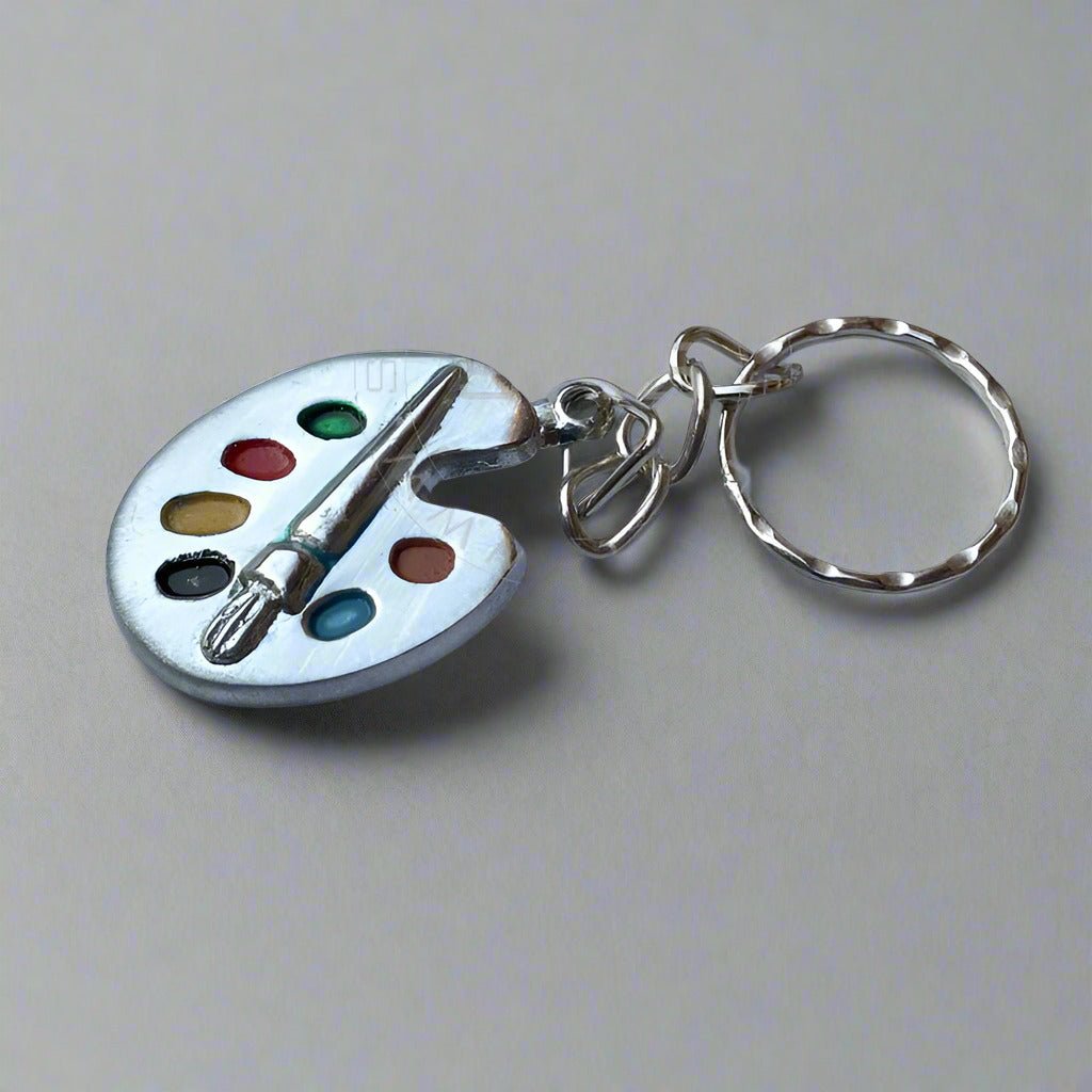 painting-palette-Keychain-with-colors - Pikku Gifts