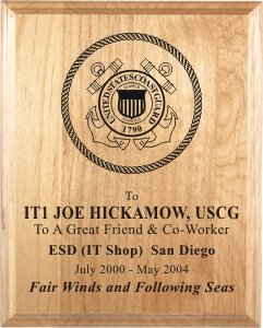 Laser engraved wooden Plaque-10x8-a - Pikku Gifts