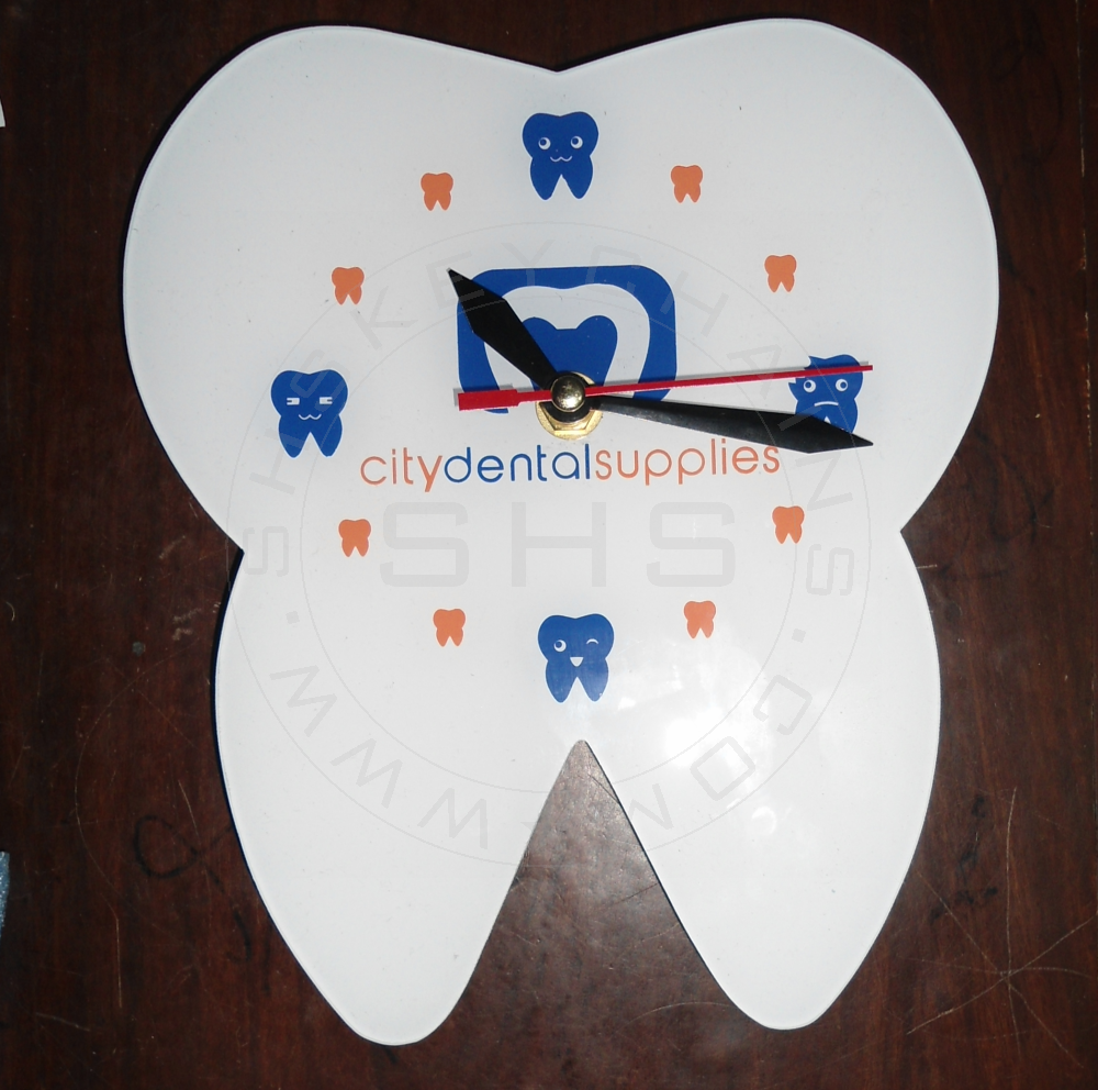 Tooth Shape Dental Wall Clock1 - Pikku Gifts