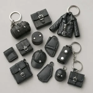 Handcrafted miniature leather products