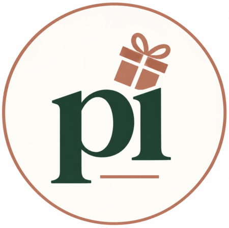 pikku-gifts-icon-2026 - Pikku Gifts Pikku Gifts icon featuring a lowercase p and heart in forest green and dusty rose.